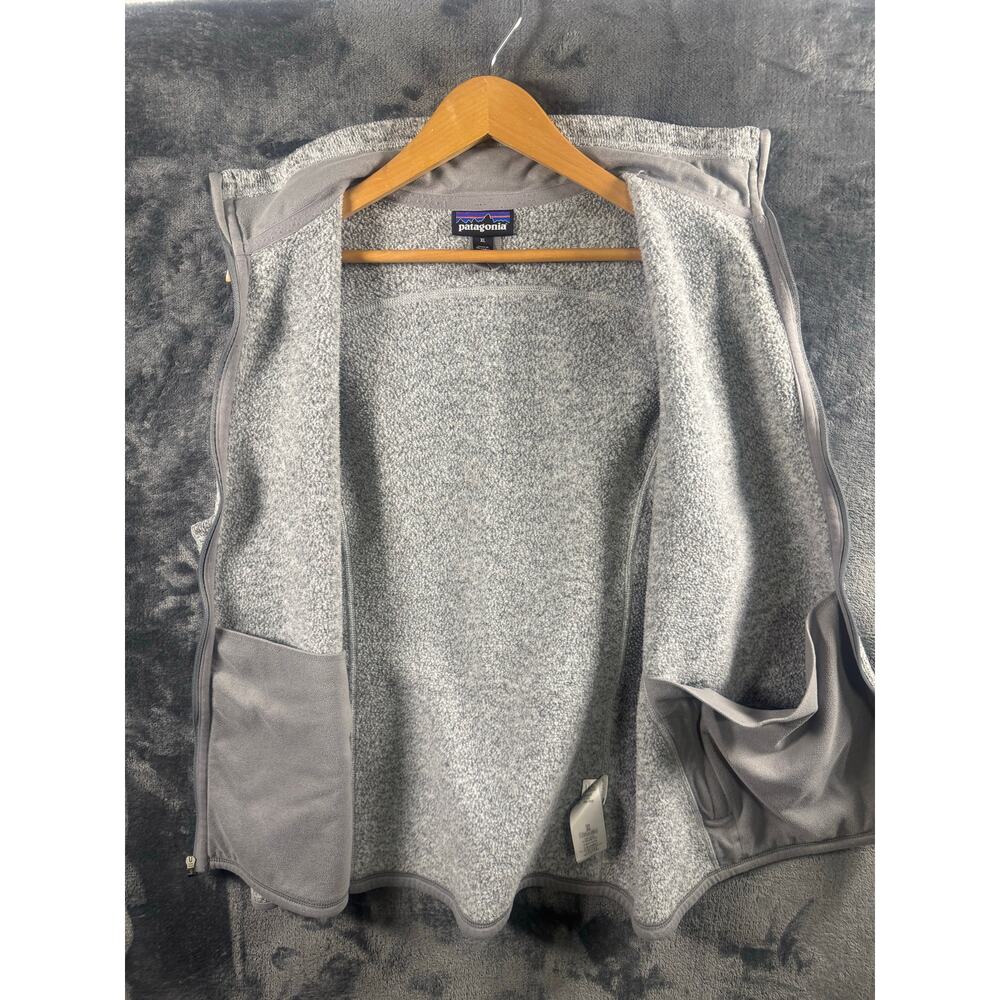 Patagonia Women's Better Sweater Full Zip Fleece Vest XL Gray - Picture 3 of 8